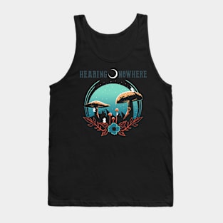 Headed Nowhere Blue/Orange Tank Top